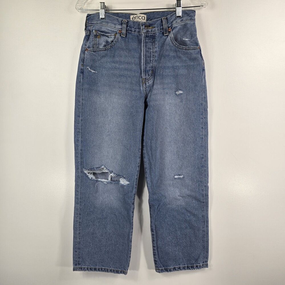 Etica Women's Size 25 Altin Loose Crop Ithaca Jeans NWT